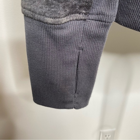 Danskin Grey Marble Zip Up Hooded Sweatshirt - Picture 5 of 11